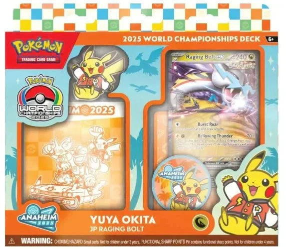 Pokemon 2025 World Championship Deck (JP Raging Bolt) (PRE - ORDER) - CardVault Collections