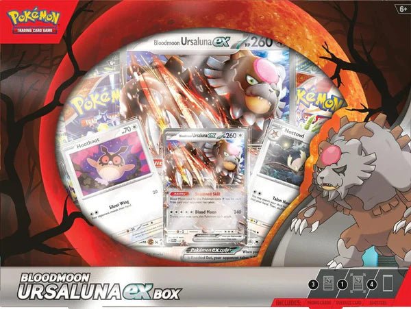 Pokemon TCG: Bloodmoon Ursaluna Ex Box - CardVault Collections