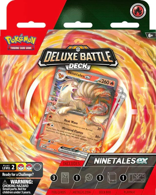Pokemon Scarlet and Violet: Ninetales EX Deluxe Battle Deck - CardVault Collections
