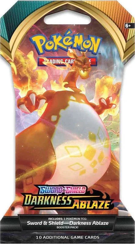 Pokemon Sword and Shield: Darkness Ablaze Sleeved Booster Pack - CardVault Collections