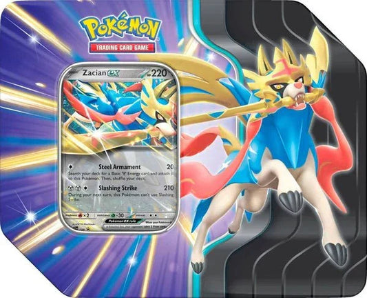 Pokemon Sword and Shield: Slashing Tin Legends (Zacian Ex) - CardVault Collections