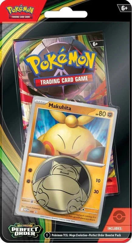 Pokemon TCG: Mega Evolution - Perfect Order Checklane Blister (Makuhita) (SALE) - CardVault Collections