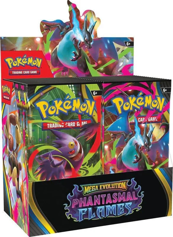 Pokemon TCG: Mega Evolution - Phantasmal Flames Booster Box - CardVault Collections