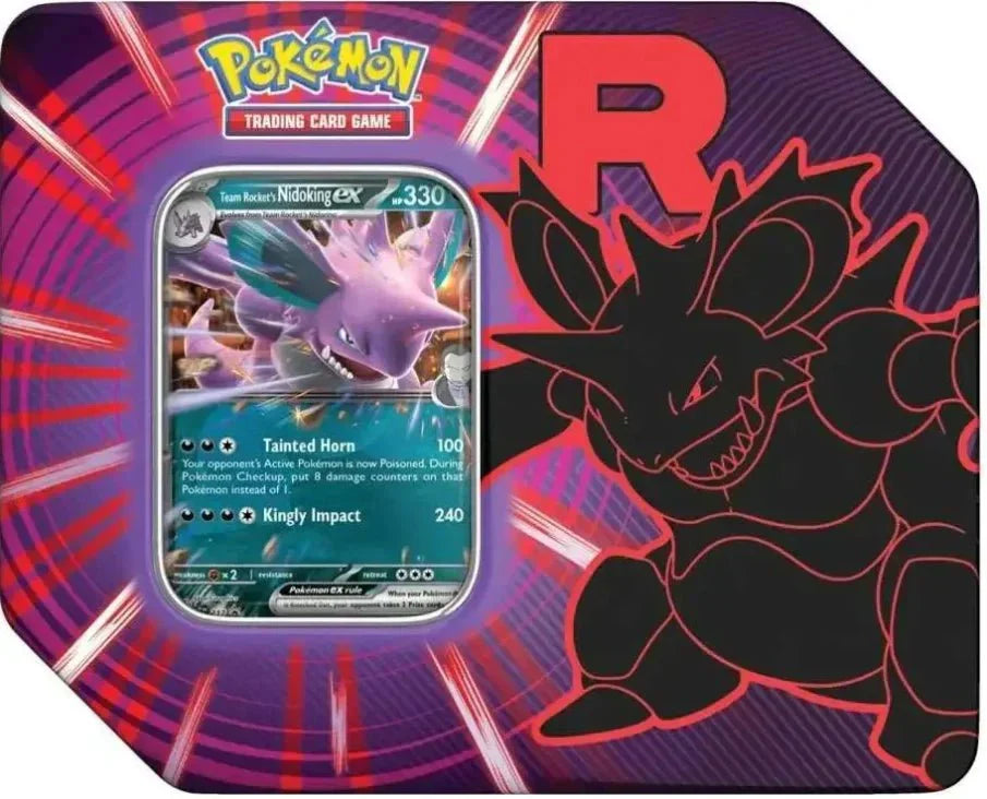 Pokemon TCG: Scarlet and Violet - Destined Rivals Tin (Nidoking EX) - CardVault Collections