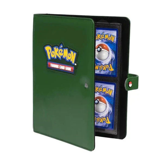 Ultra Pro : Premium 4 - Pocket Snap Binder for Pokemon (Green) - CardVault Collections